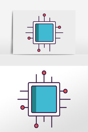 手绘5g新时代科技网络插画