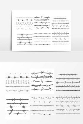 铁丝网围栏设计元素