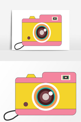 卡通相机元素