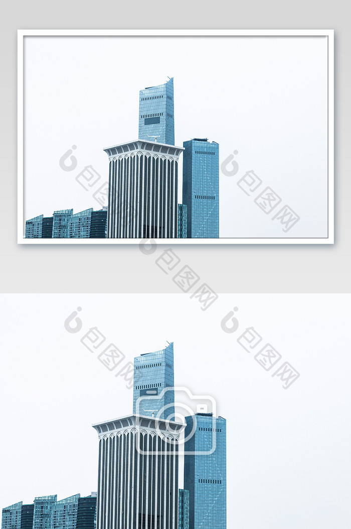 城市建筑细节摄影图