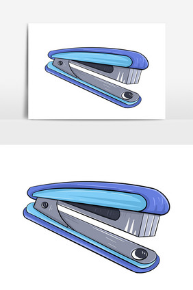 订书机教育手绘元素