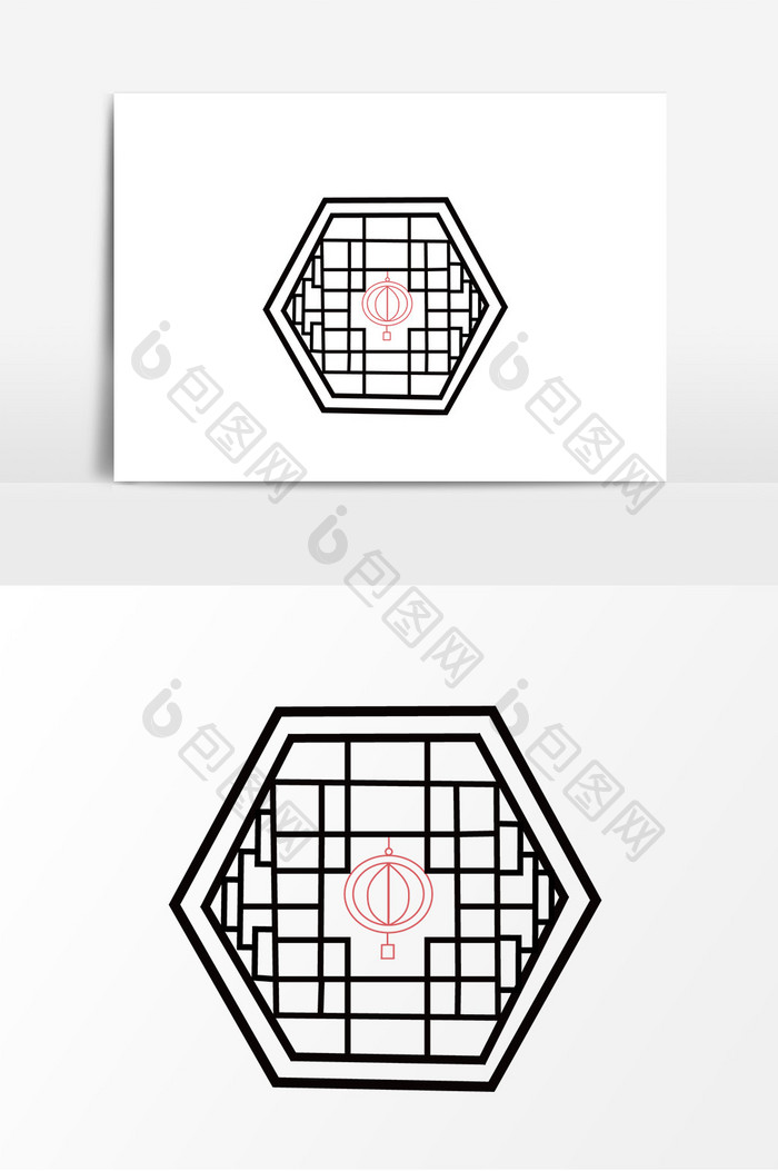 手绘边框矢量元素