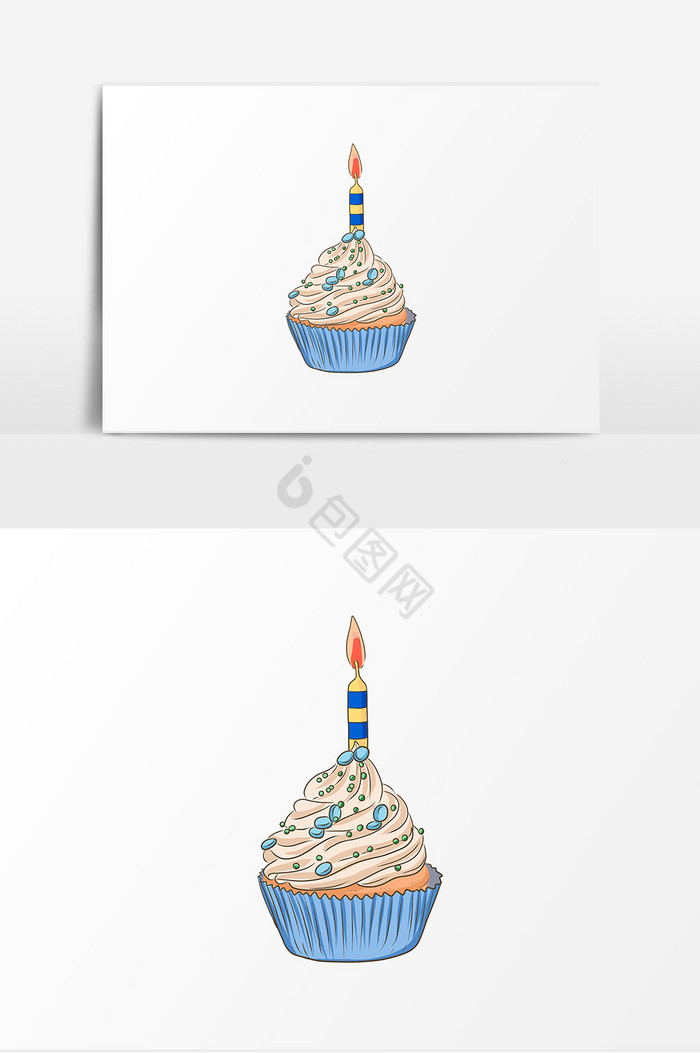 小型生日蛋糕图片