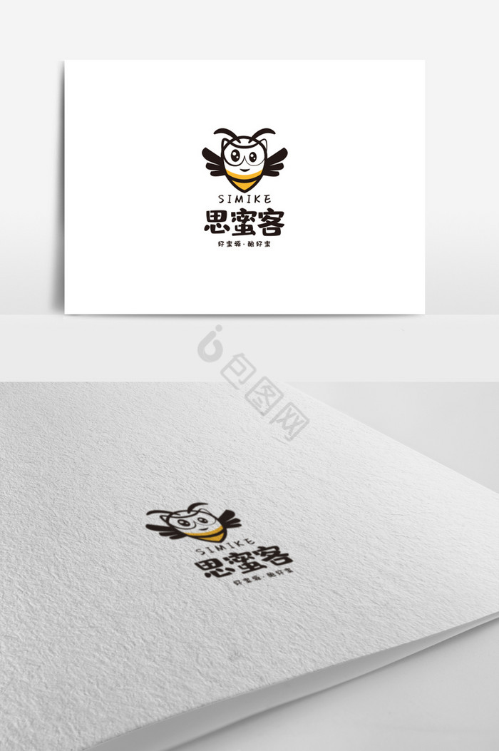 蜂产品标志蜂蜜logo图片