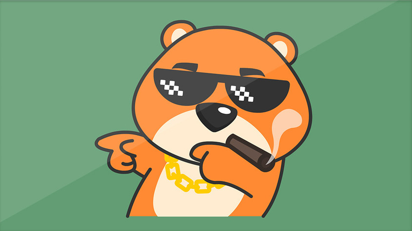 嘻哈土豪哟哟表情包动图gif