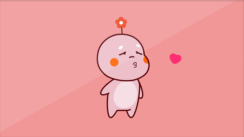 飞吻表情包gif动图下载-包图网