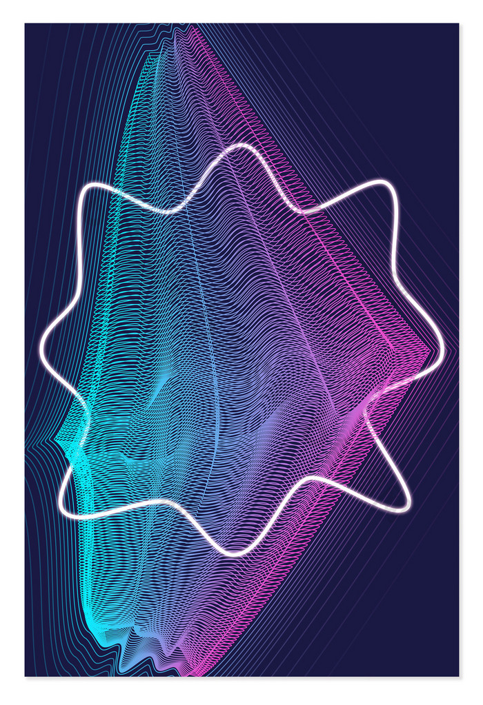 线条纹理科幻光感图图片