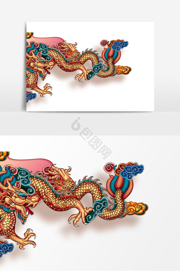 中国龙装饰图片