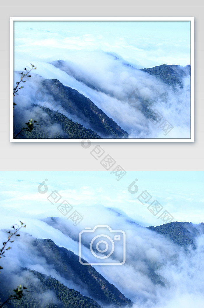 南岳衡山山脉云雾风景景观高清大图图片图片
