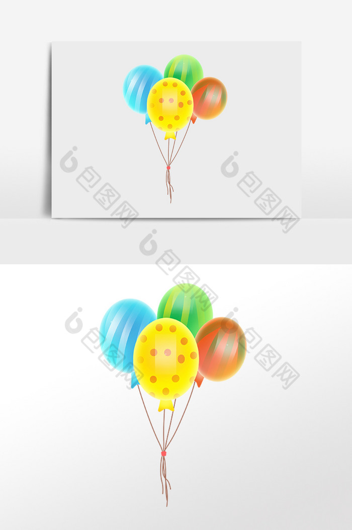 儿童节快乐玩具气球插画图片图片