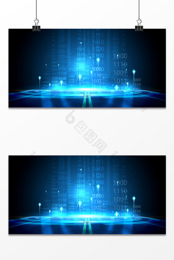 数字化科技电子商务5G金融背景图片