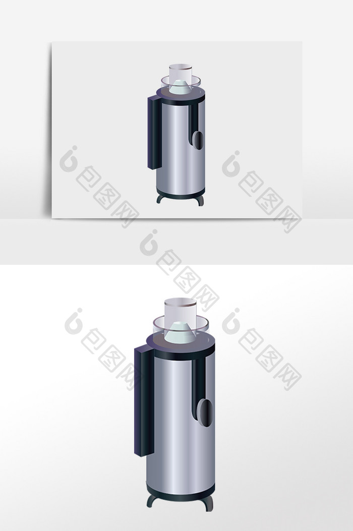 手绘家用电器家电榨汁机插画