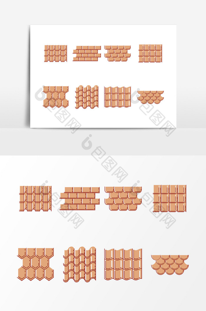 磁砖墙砖建筑墙面素材