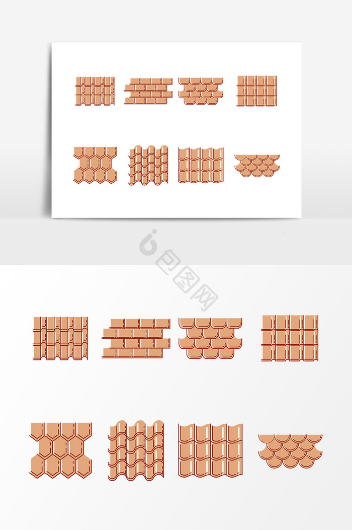 磁砖墙砖建筑墙面图片