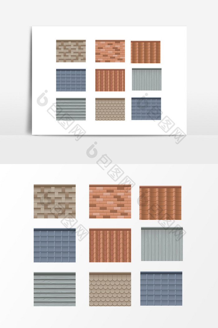 磁砖墙砖建筑墙面设计元素