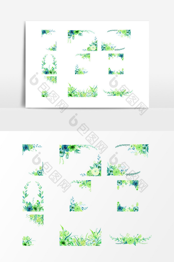 植物边框装饰图片图片