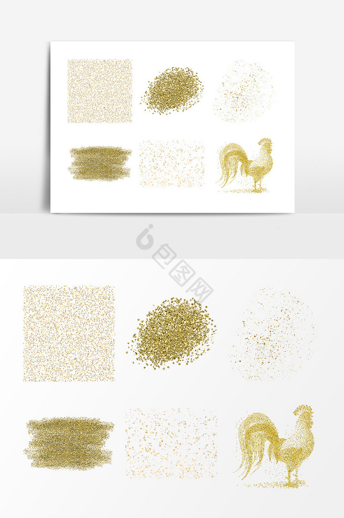 金色磨砂质感图片