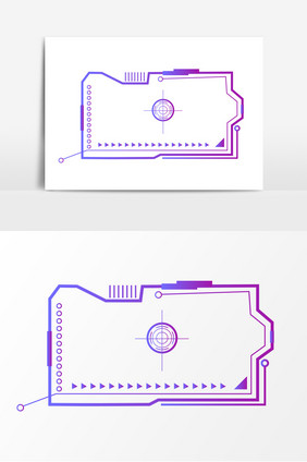 智能科技边框元素