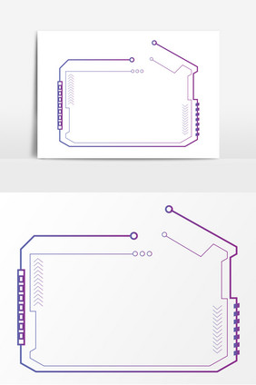 未来科技边框元素设计