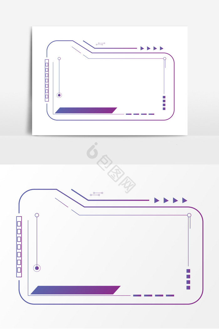 未来智能科技边框图片