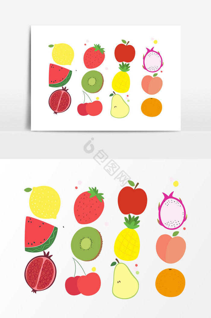 彩色水果图片
