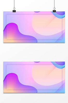 渐变几何创意背景图