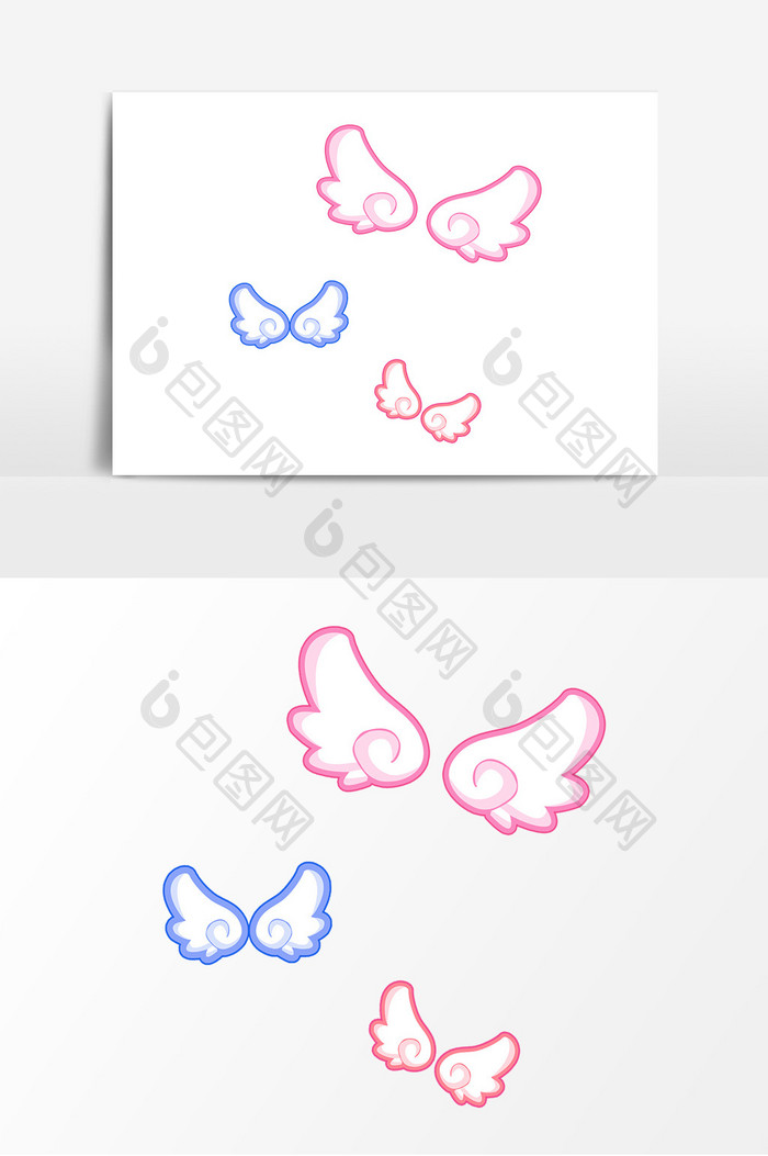 天使卡通装饰翅膀元素