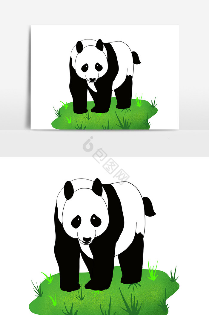 动物大熊猫形象图片
