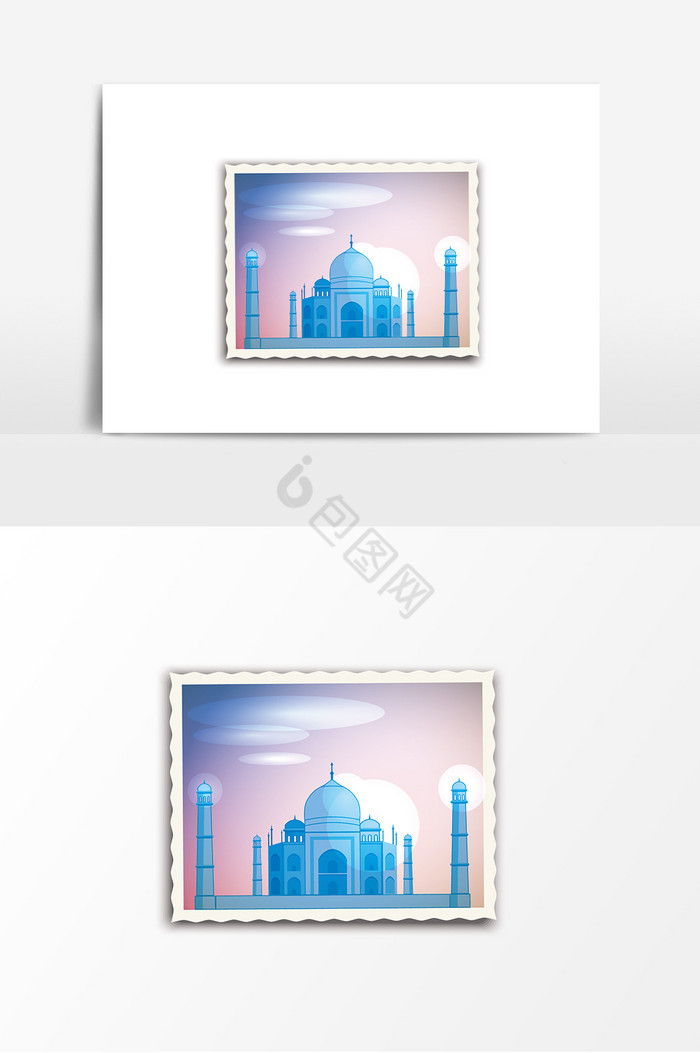 印度旅行邮票图片