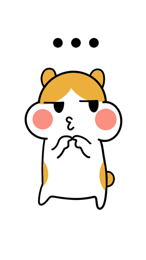 可爱仓鼠日常表情包无语
