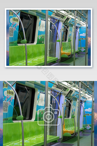北京地铁交通座位摄影图图片