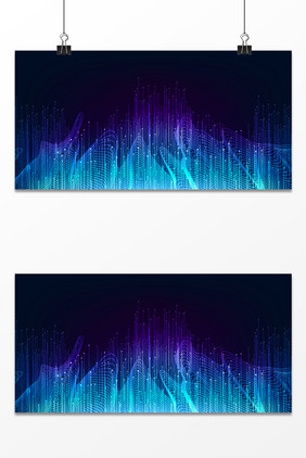抽象科技科幻线条粒子商务5G背景