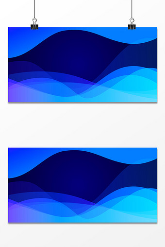 蓝色渐变抽象线条底纹流体波浪背景图片下载
