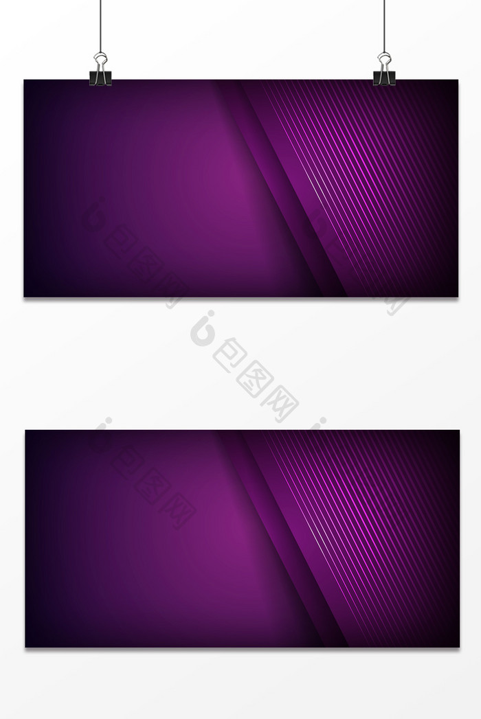 紫色光线渐变纹理质感立体线条背景