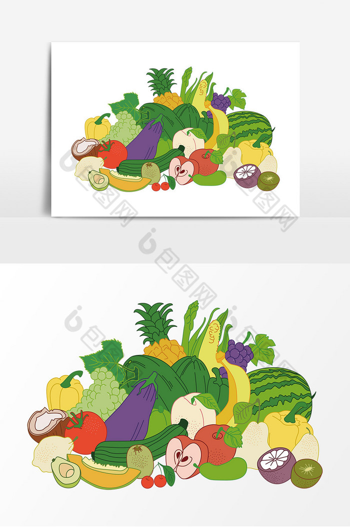 夏季水果蔬菜图片图片