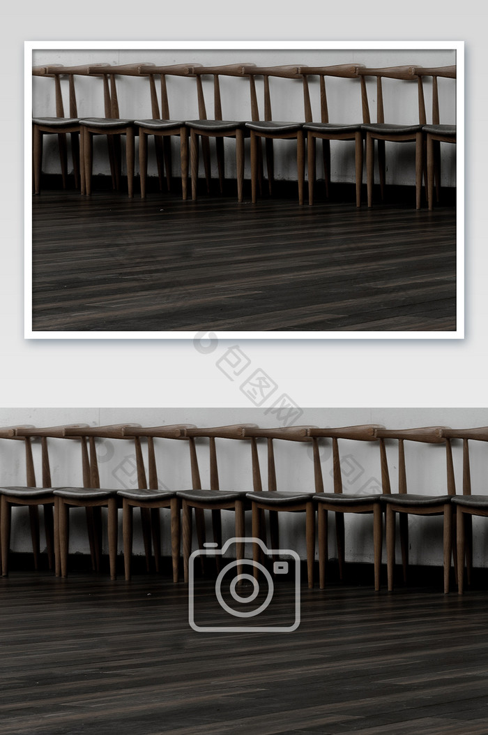 设计广告素材重复构成椅子排列创意摄影图片