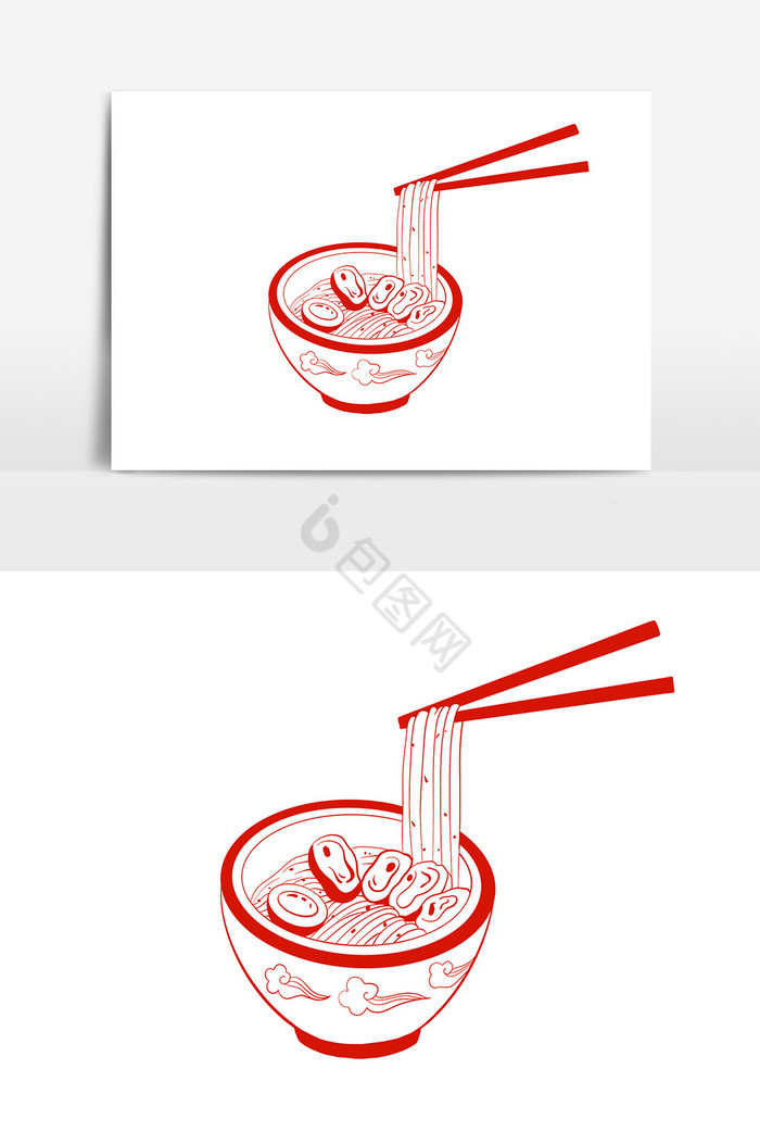 面条形象图片