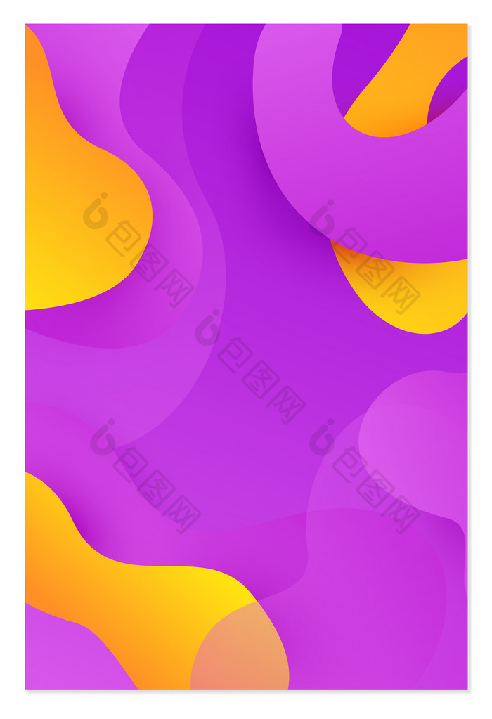 梦幻粉紫色流体线条抽象几何背景