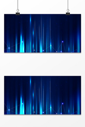 蓝色科技抽象线条光效5GG20背景