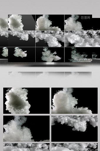 3组高品质烟雾流体特效视素材图片