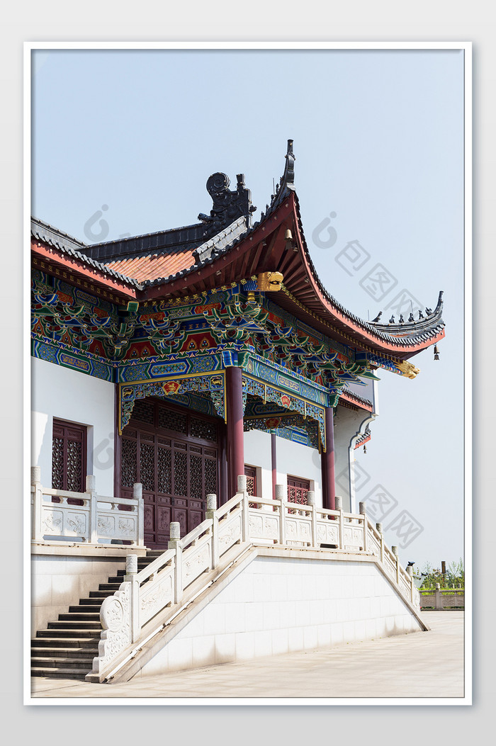 古楼万楼中式建筑中国风复古素材简洁高清图