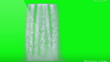 瀑布水流动画视频元素合成