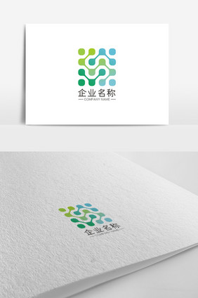 简约时尚生物科技行业LOGO