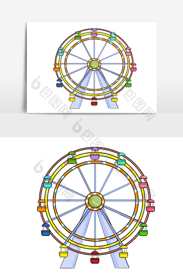 儿童节游乐园摩天轮图片图片