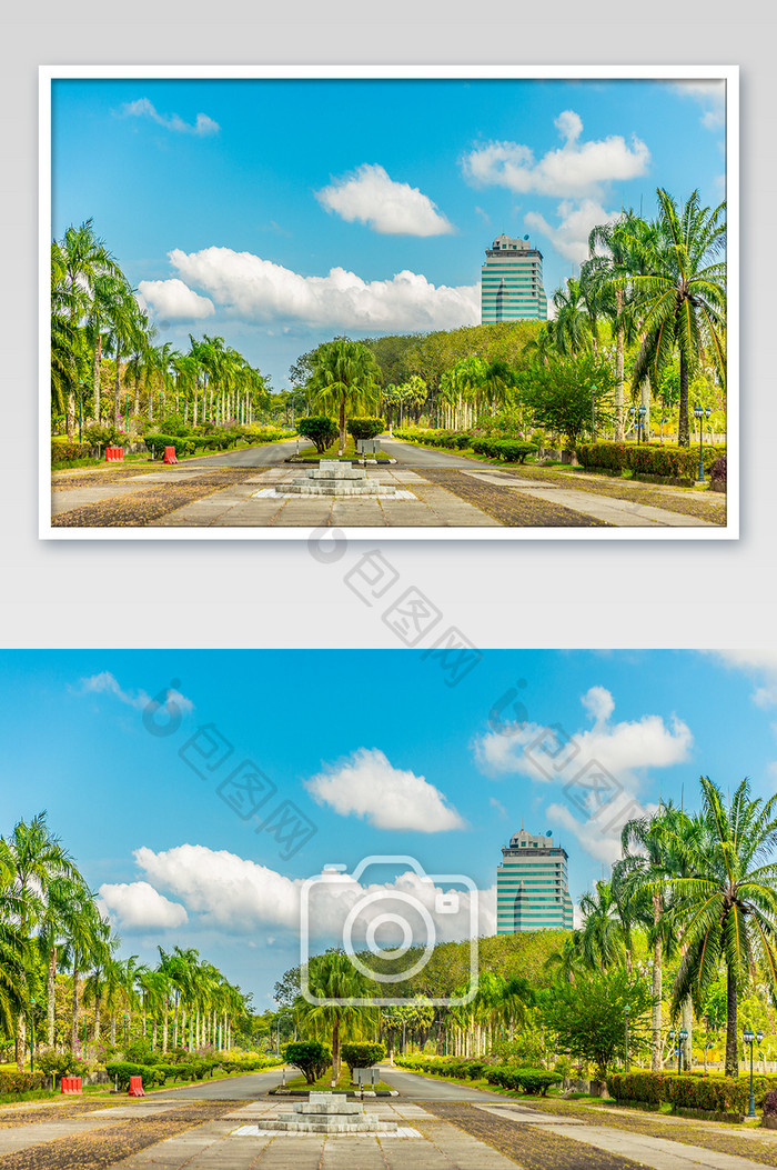 东南亚风格城市公园摄影图片