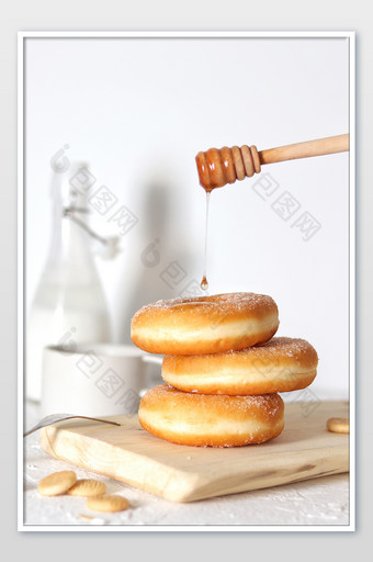 烘焙糕点早餐甜点甜甜圈摄影图片