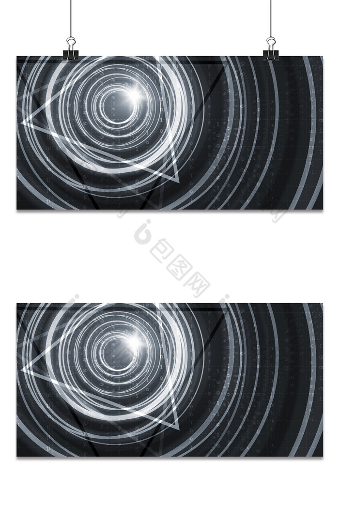 几何堆叠光效科技科教图片图片