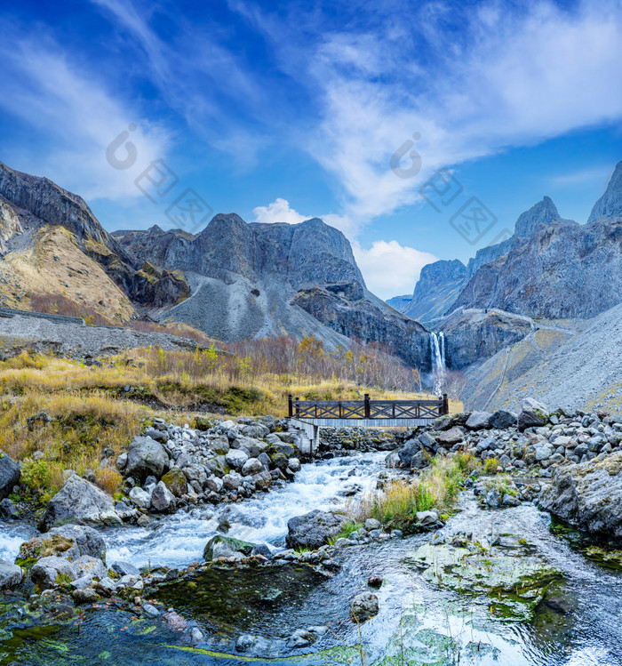 长白山北景区长白山大瀑布