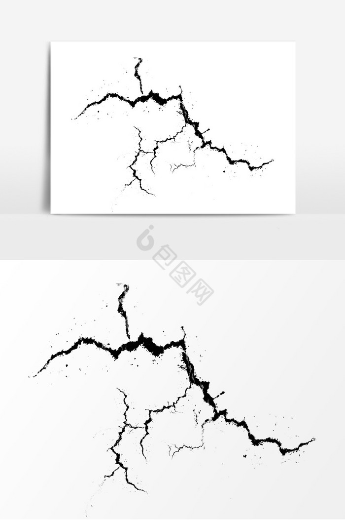大裂痕墙裂纹图片