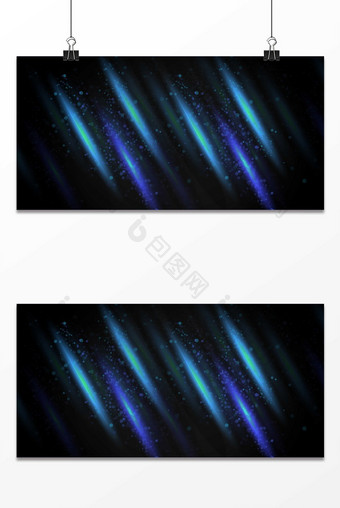 蓝色抽象线条光效光线颗粒5G背景图片